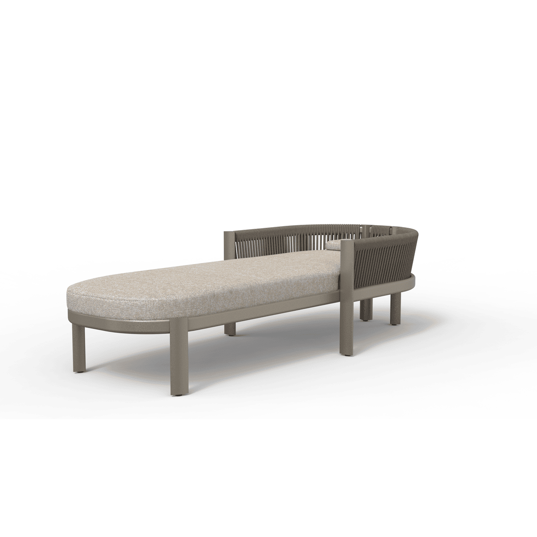 Apollo Sunbed - Brown & Beige