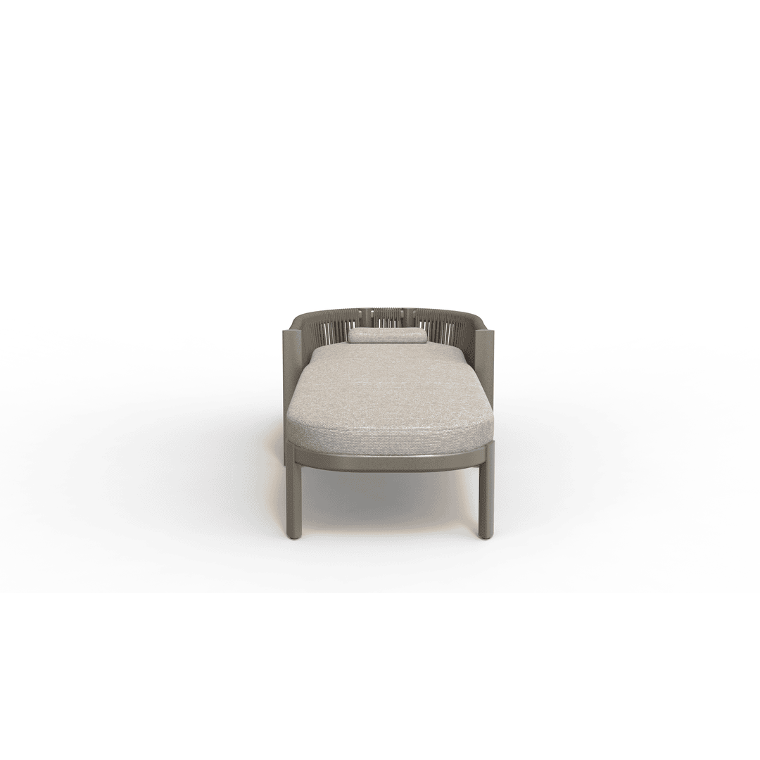 Apollo Sunbed - Brown & Beige