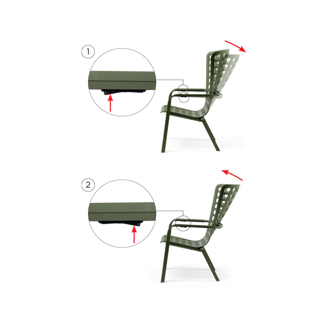 Folio Armchair - Agave