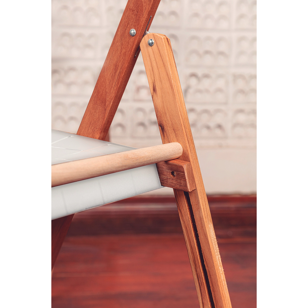 Potenza 3 Pcs Jatoba Wood Set - White / Sand