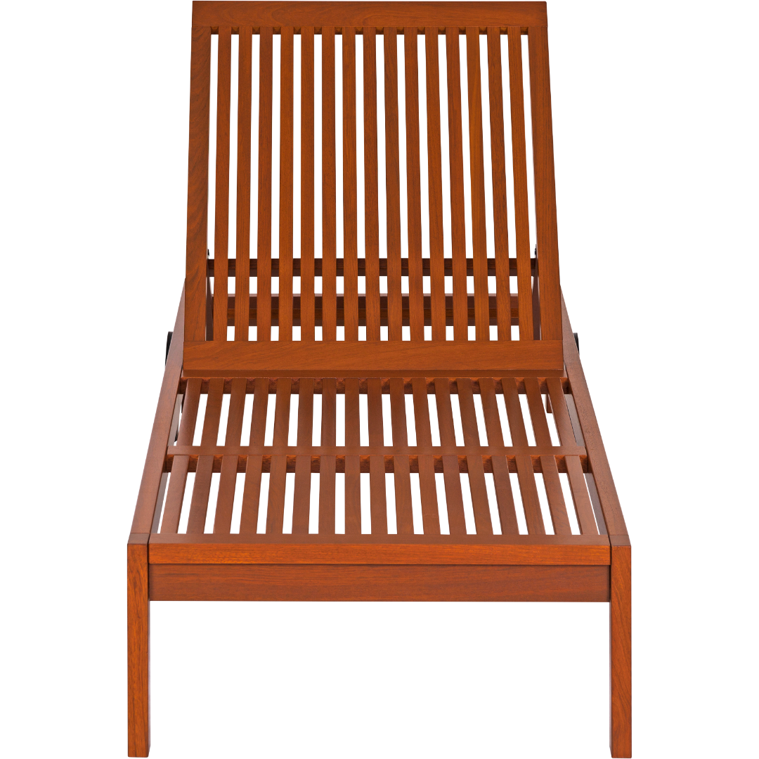 Fitt Chaise Jatoba Wood Sun Lounger