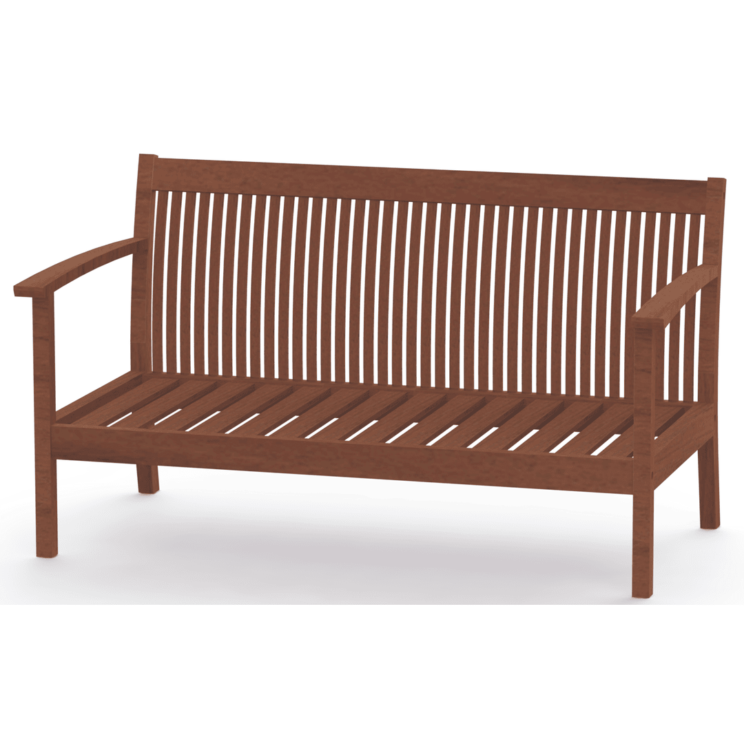 Fitt Jatoba Wood 2-Seater Sofa