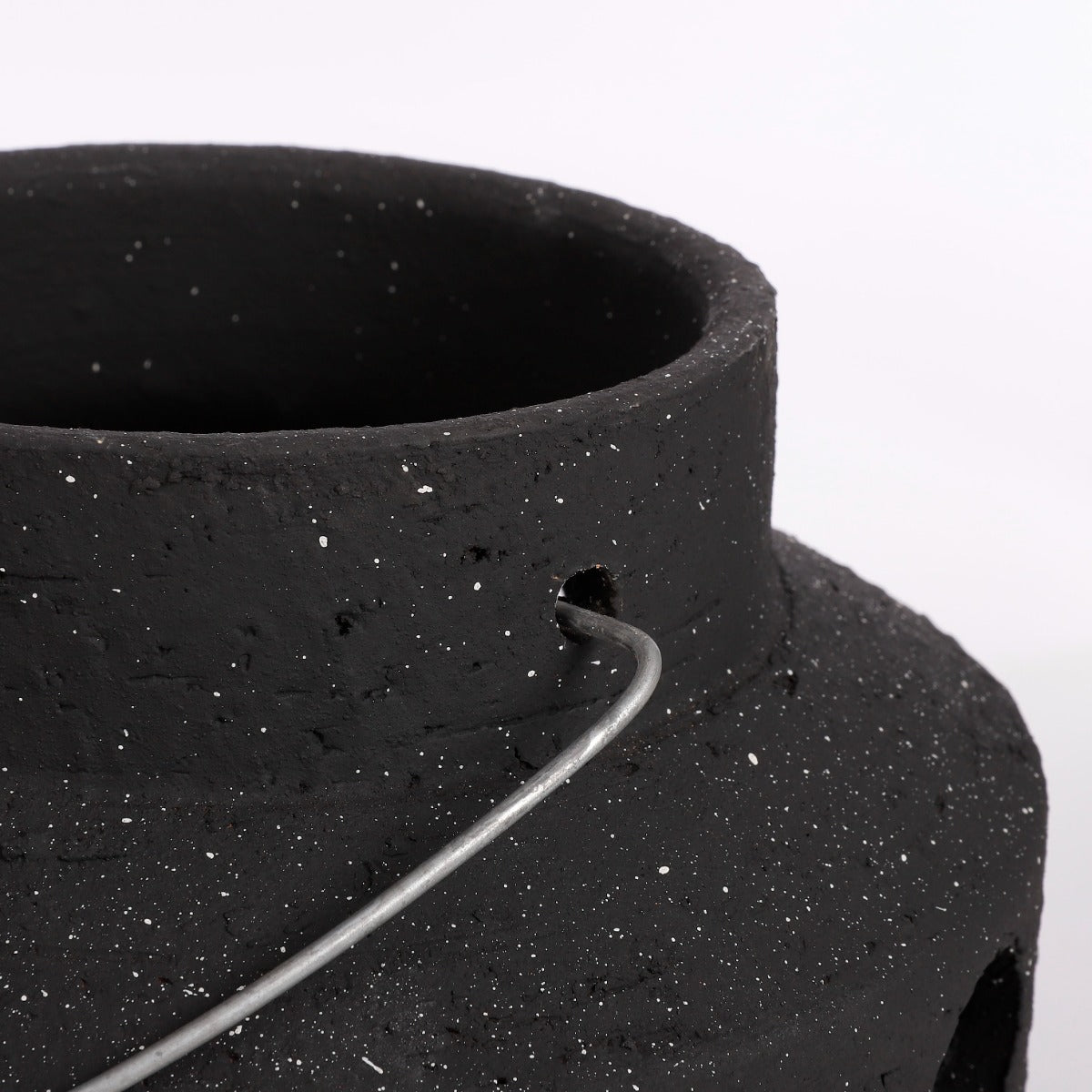 Pietra Lantern Anthracite (M) - Black