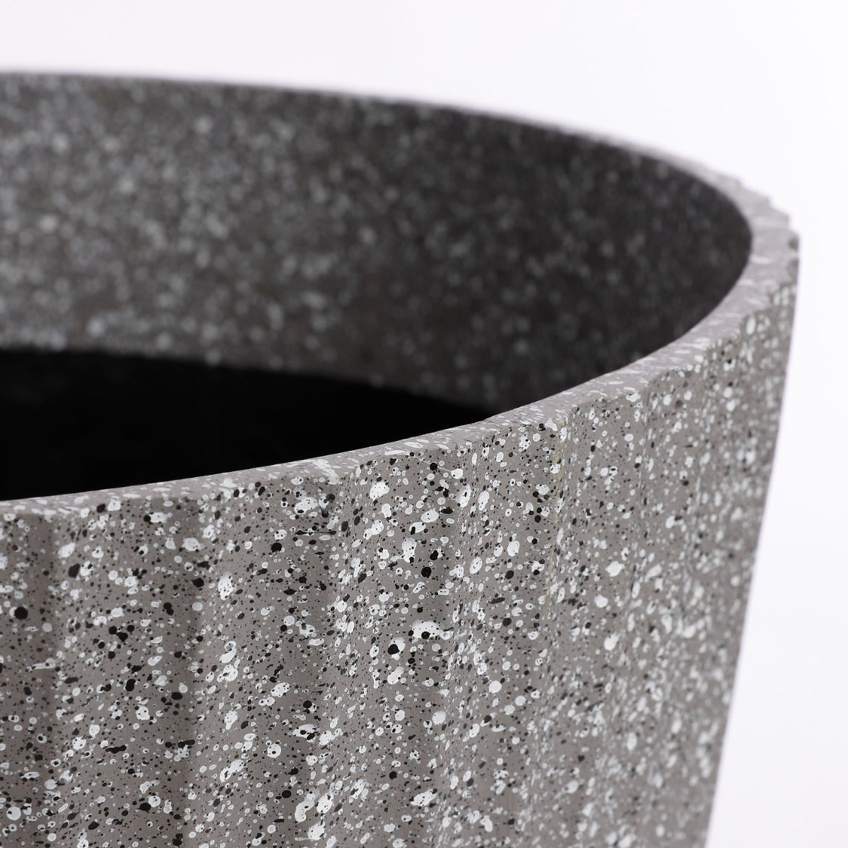 Rio Round Pot Planter Terrazzo (M) Grey