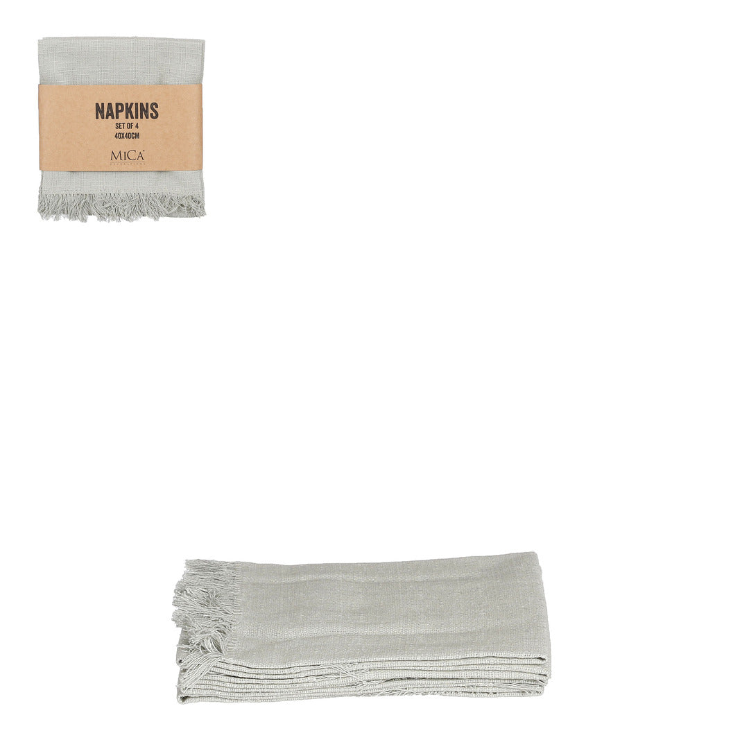Villia Napkin - Light Green (4 Piece Set)