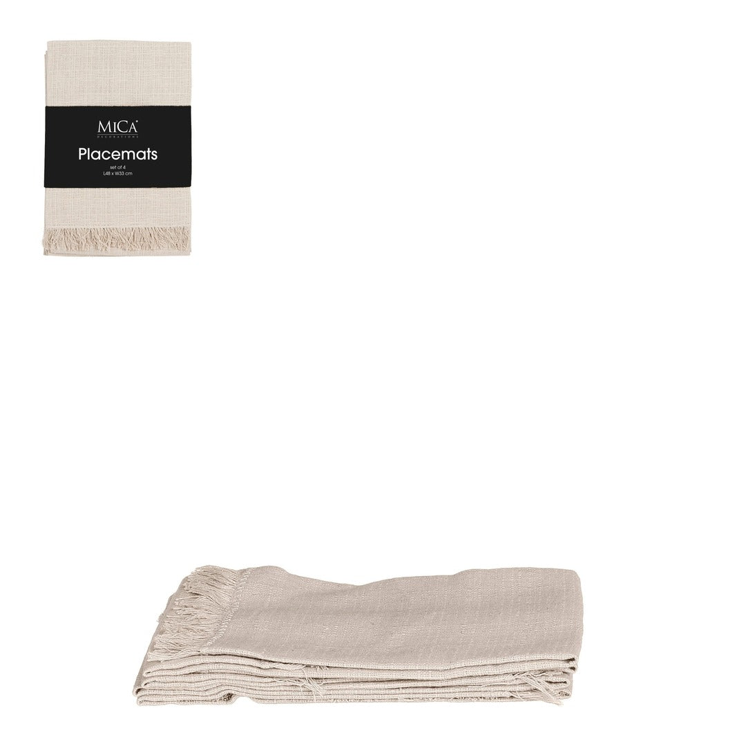 Villia Placemat - Beige (4 pieces)