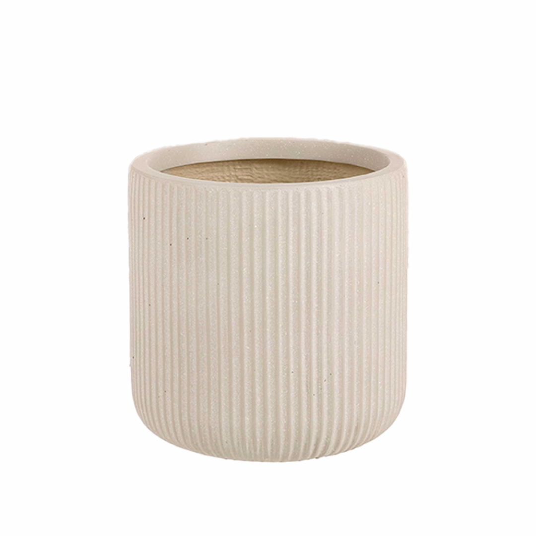 Nuovo Round Pot - Beige