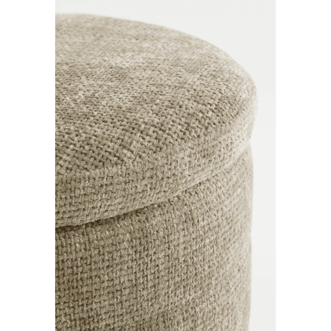 Storage Pouffe - Light Grey