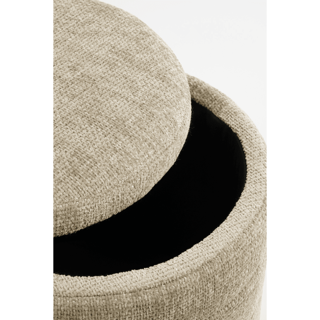 Storage Pouffe - Light Grey