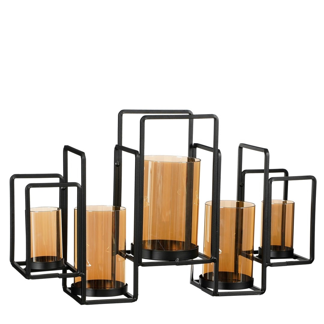 Canton Candle Holder - Gold