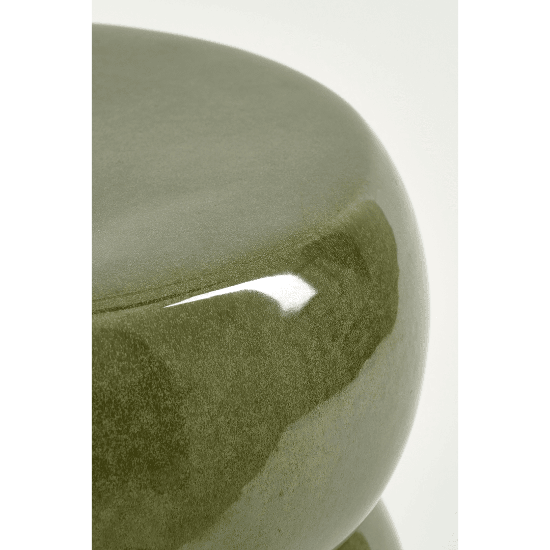 Vendi Side Table - Dark Green