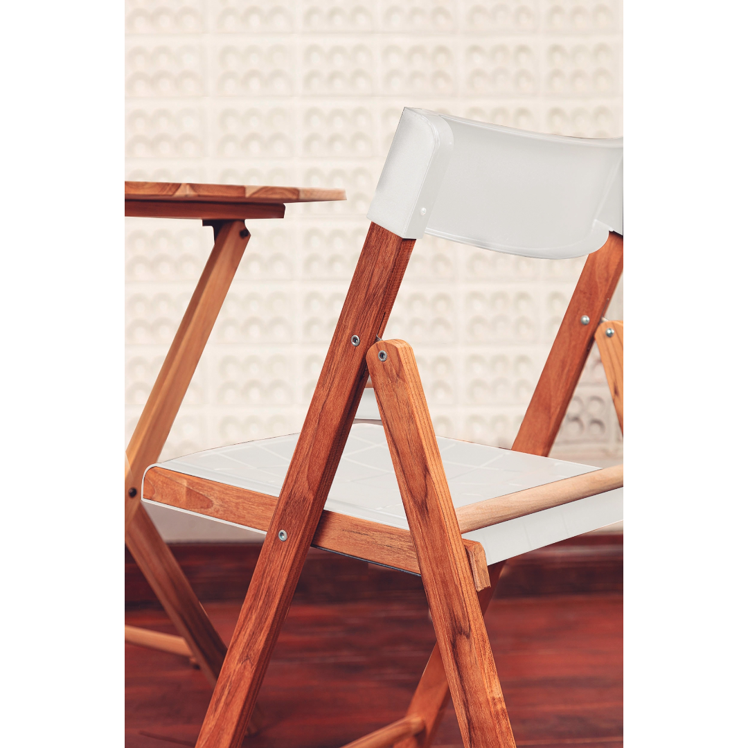 Potenza Foldable Chair in Brazilian Itauba Wood