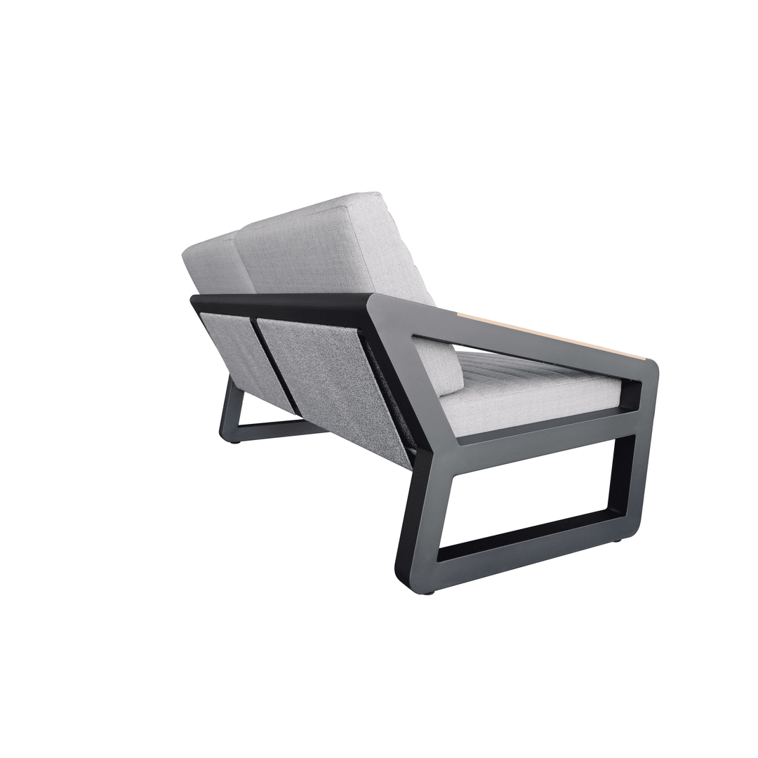Marrisa 2-Seater Sofa - Charcoal