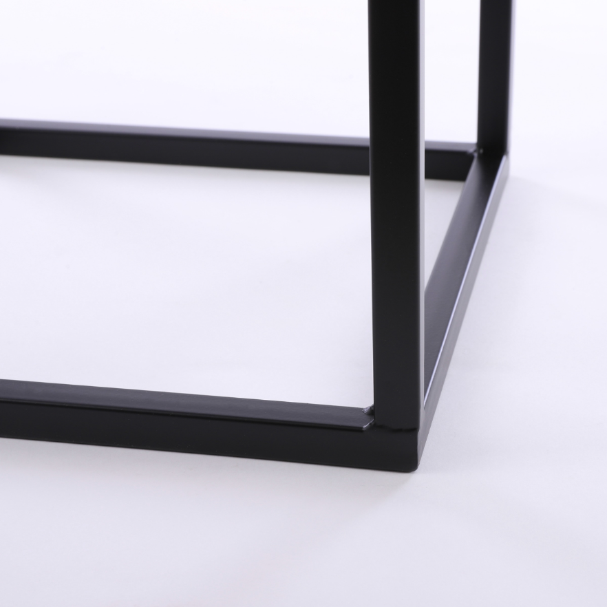 Goa Square (M) Side Table- Black