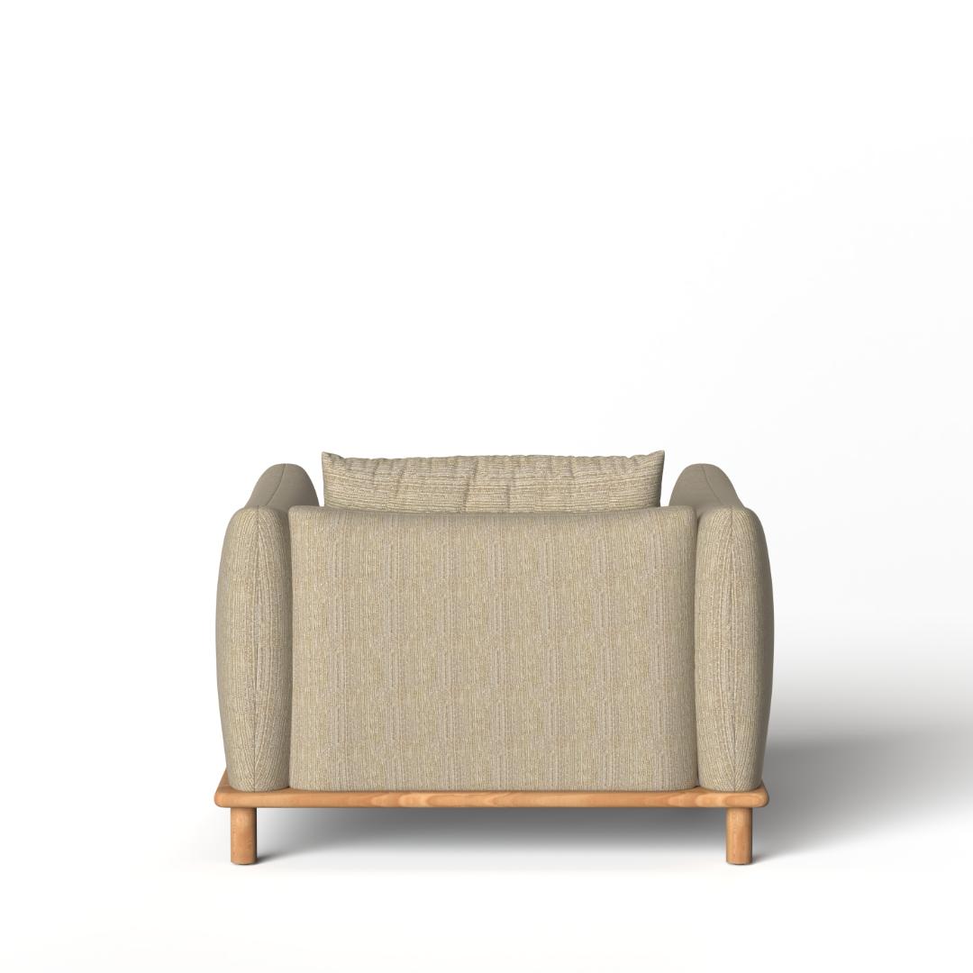 Cloud 2-Seater Outdoor Balcony Set - Beige