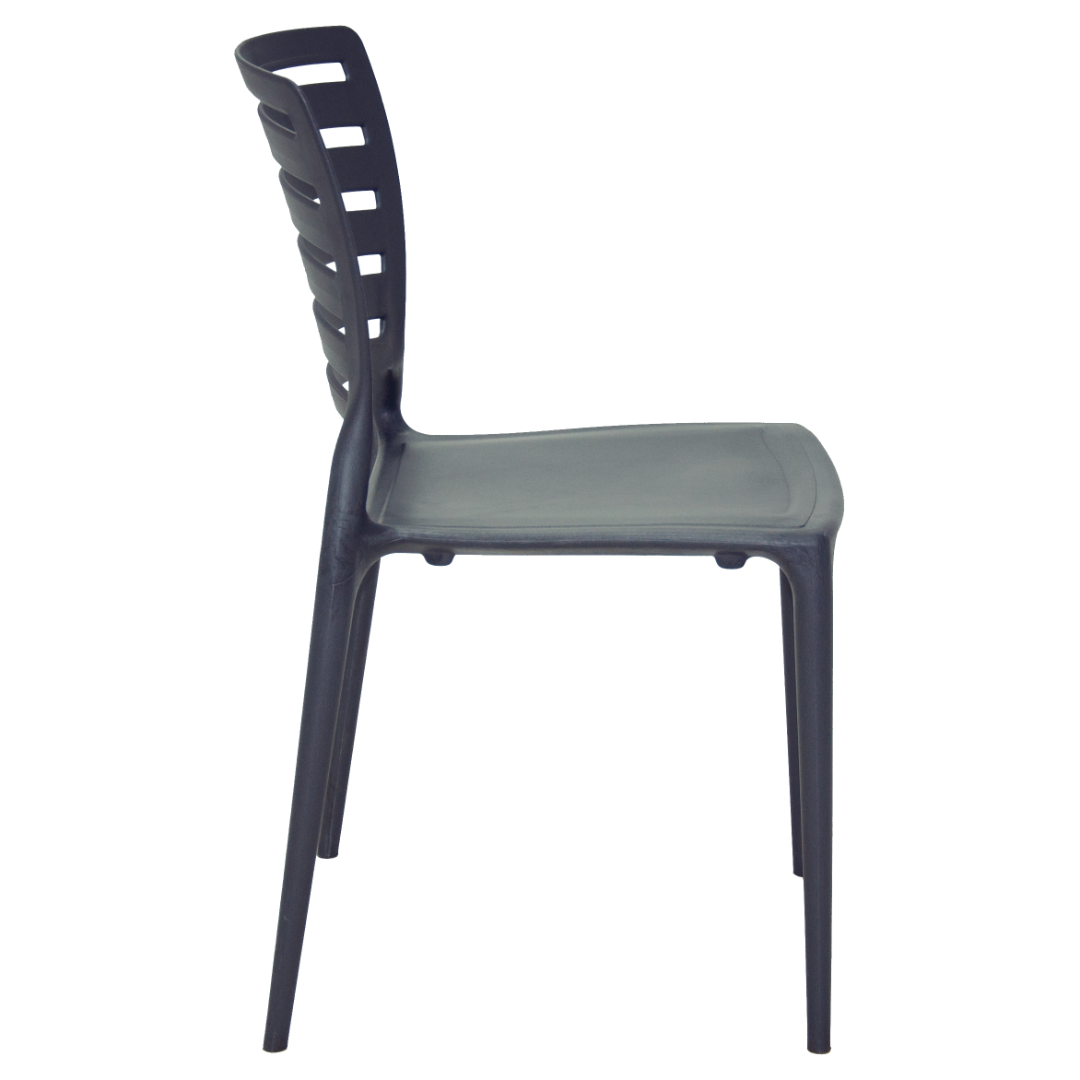 Sofia Chair Horizontal Backrest - Graphite