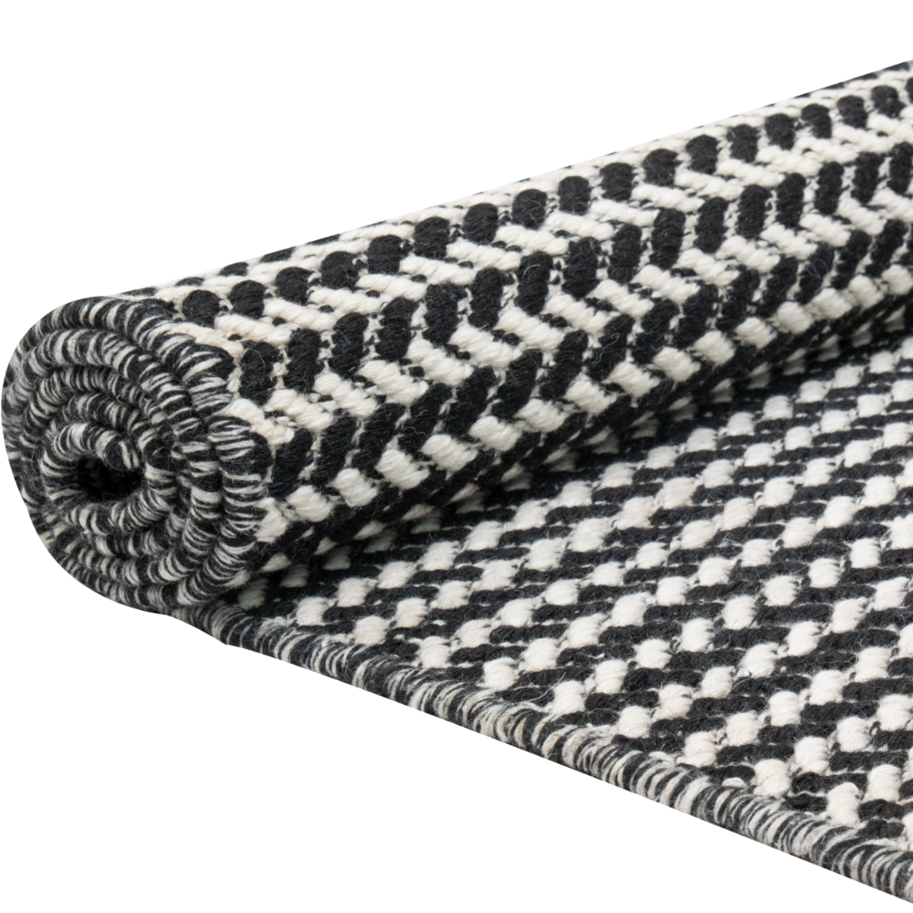 Cinar Outdoor Rug (L) Black