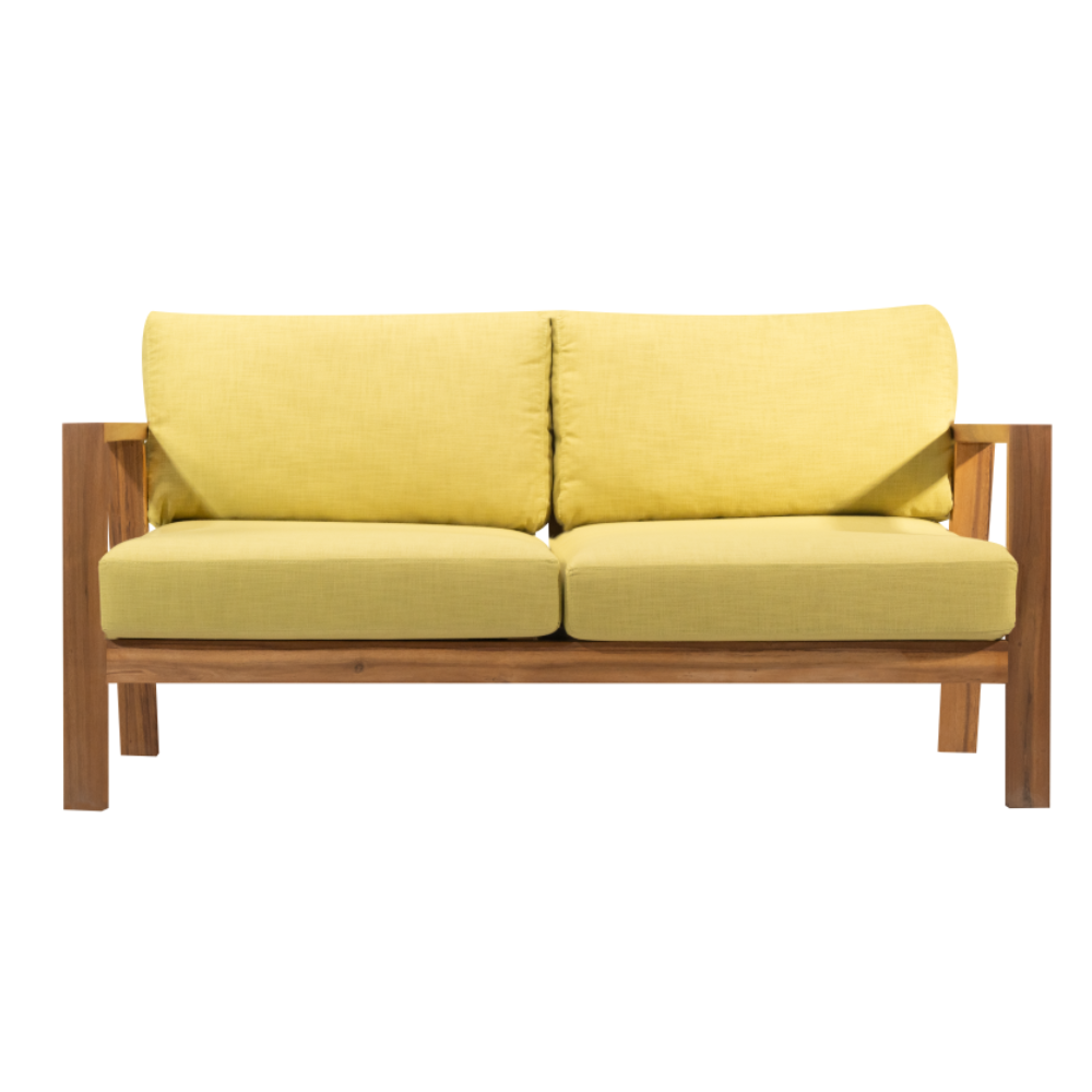 Icarus Four Seater Sofa Set with Table - Yellow