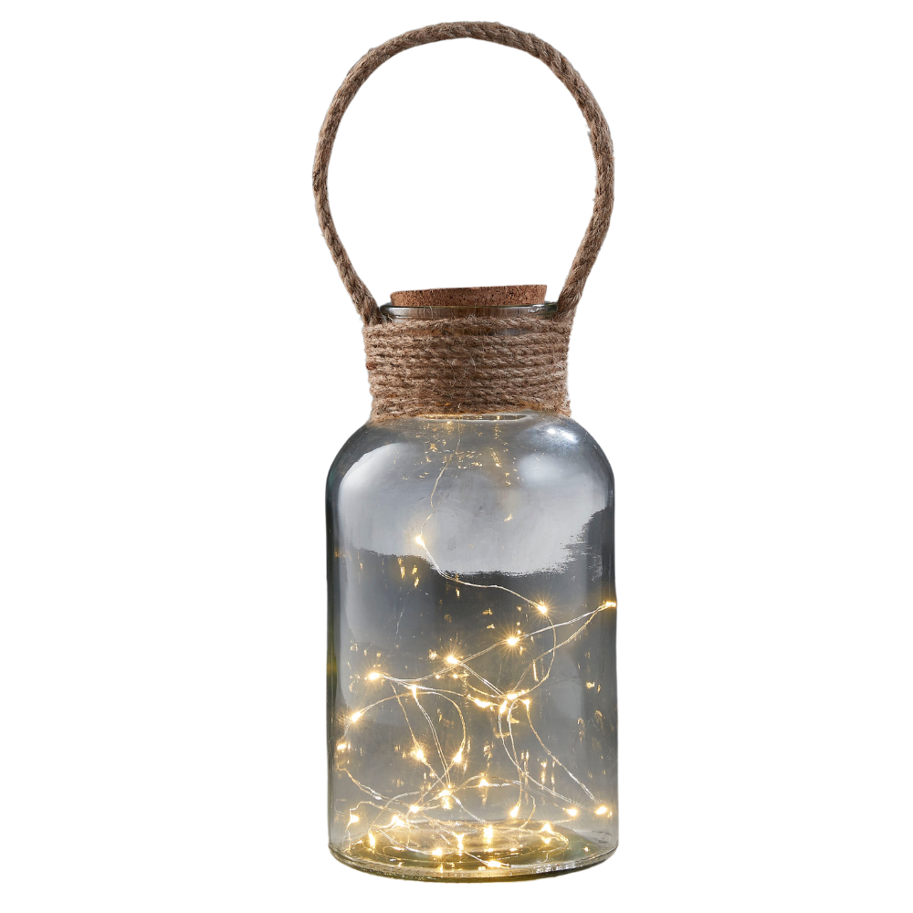 Suncoast Glass Bottle 30 With Led Lights Battery Operated