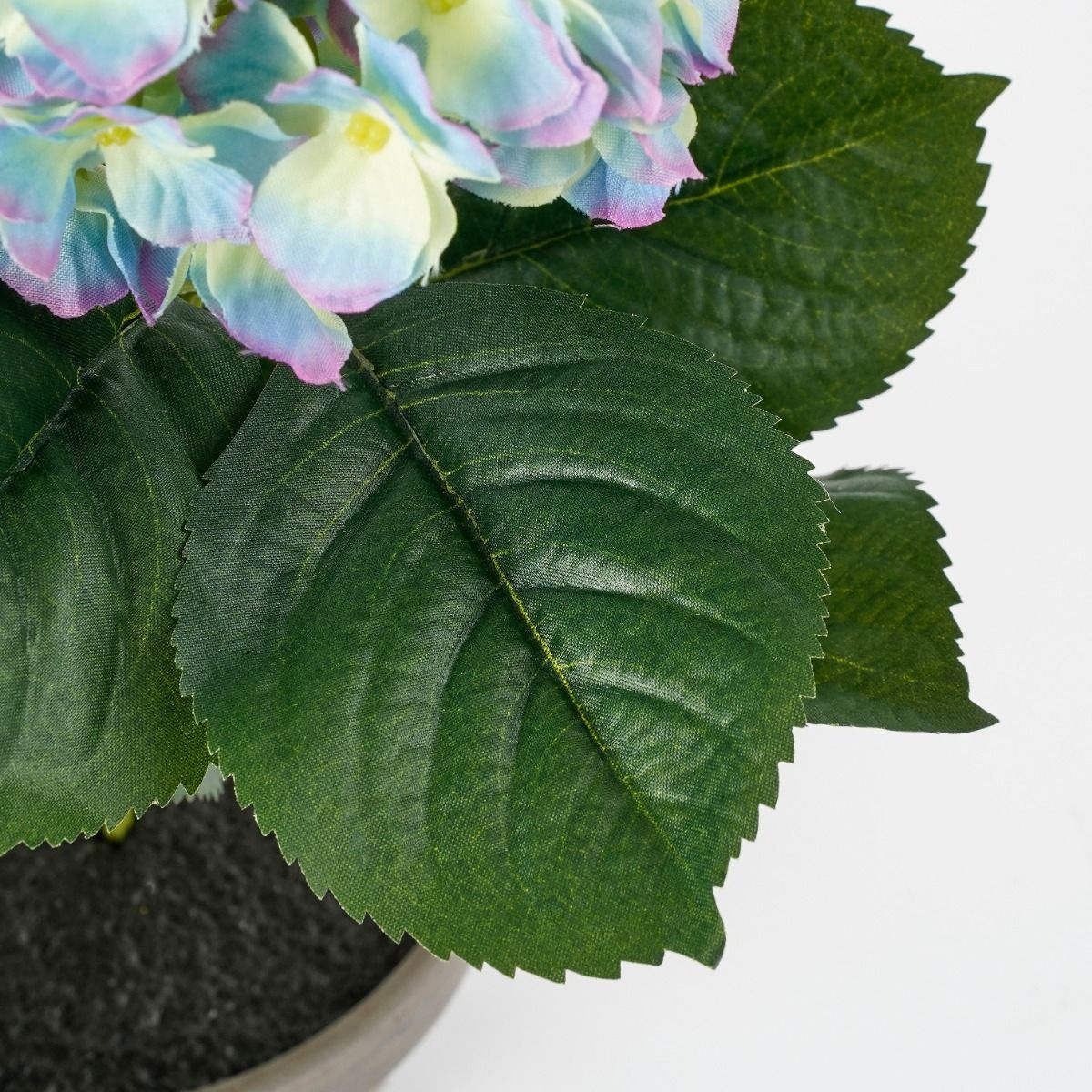 Hydrangea Artificial Plant in Pot - Purple
