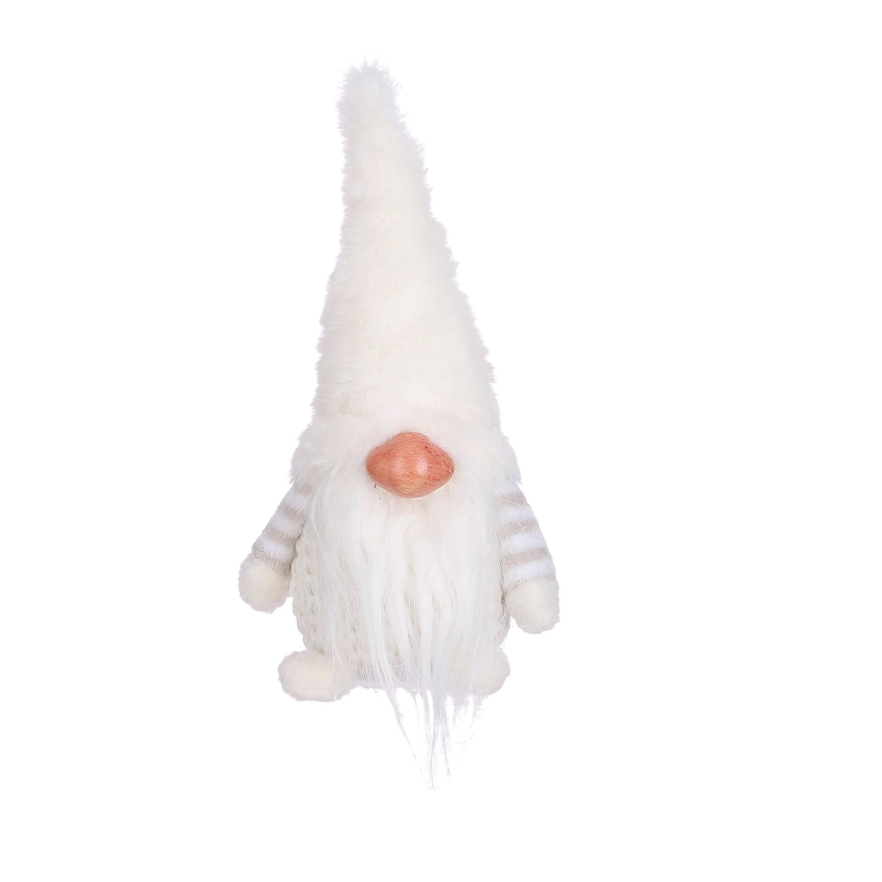 Christmas Decorative Doll Gnome (S)- White