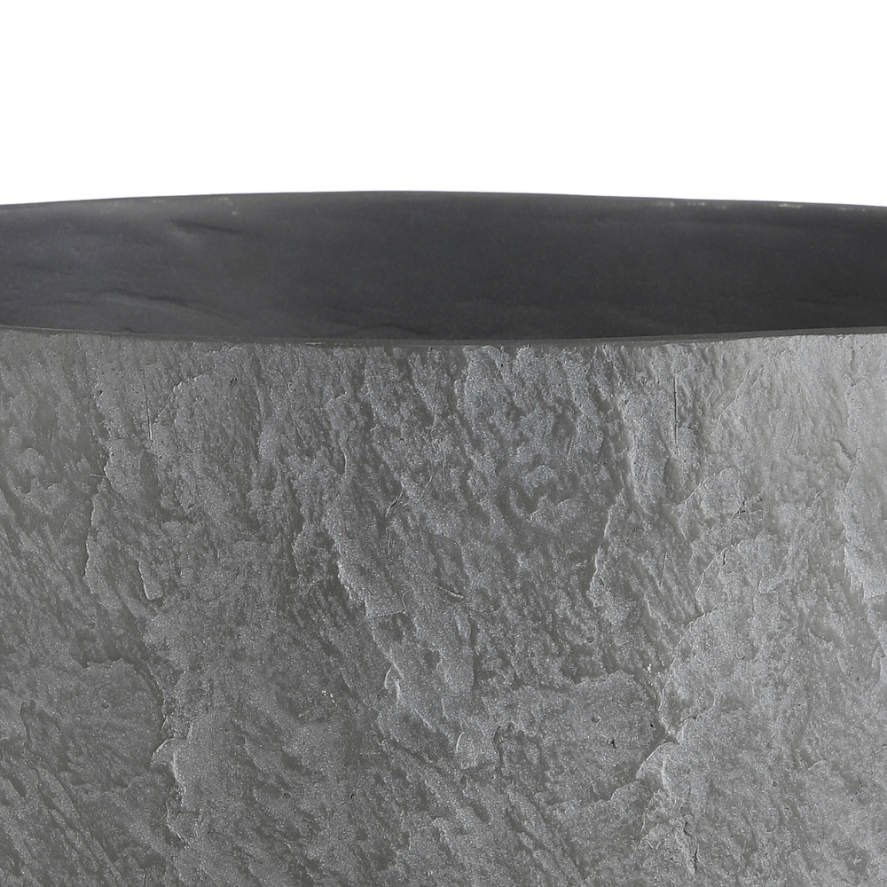 Bravo Pot Round (L) -Dark Grey