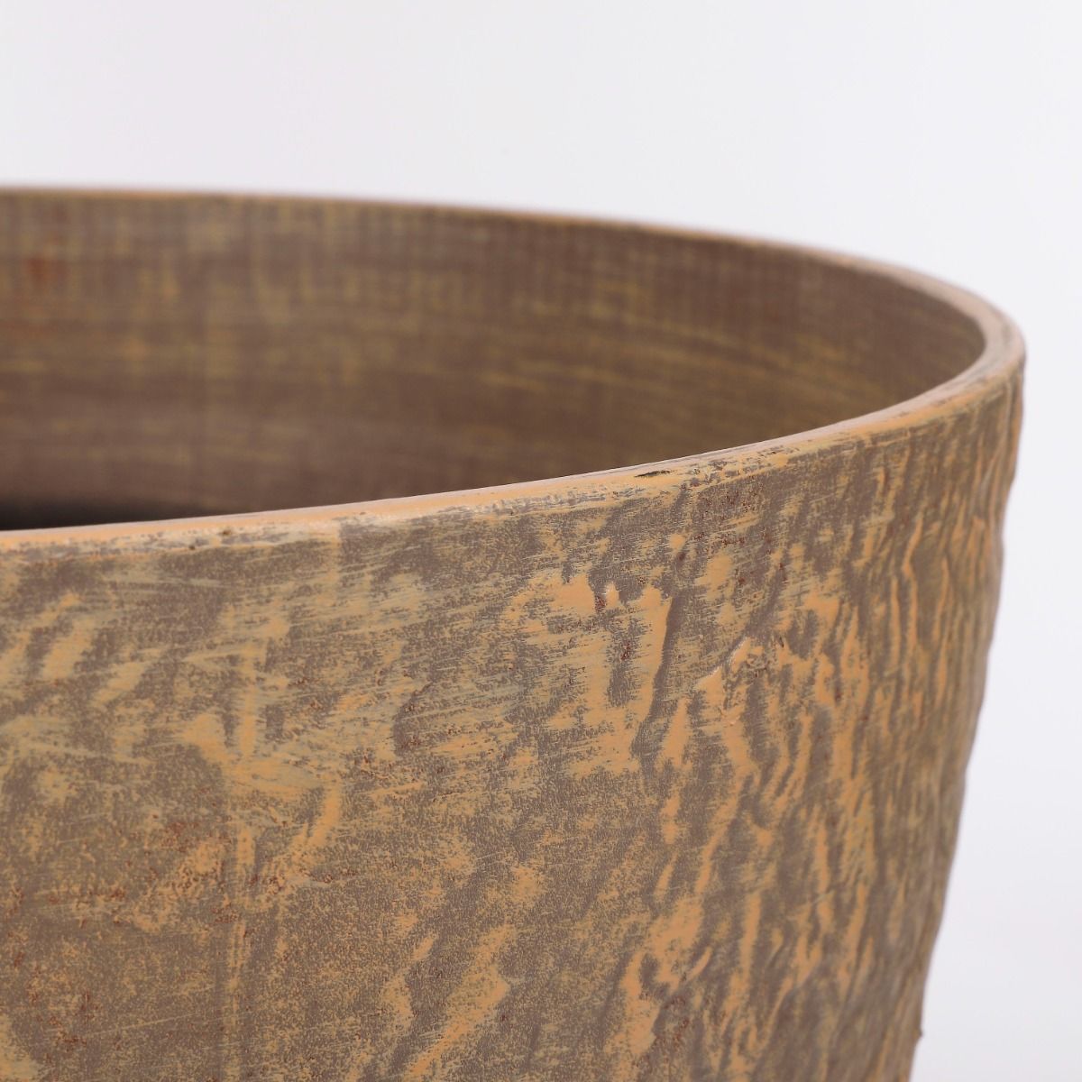 Bravo Round Pot Planters (XS) -Brown