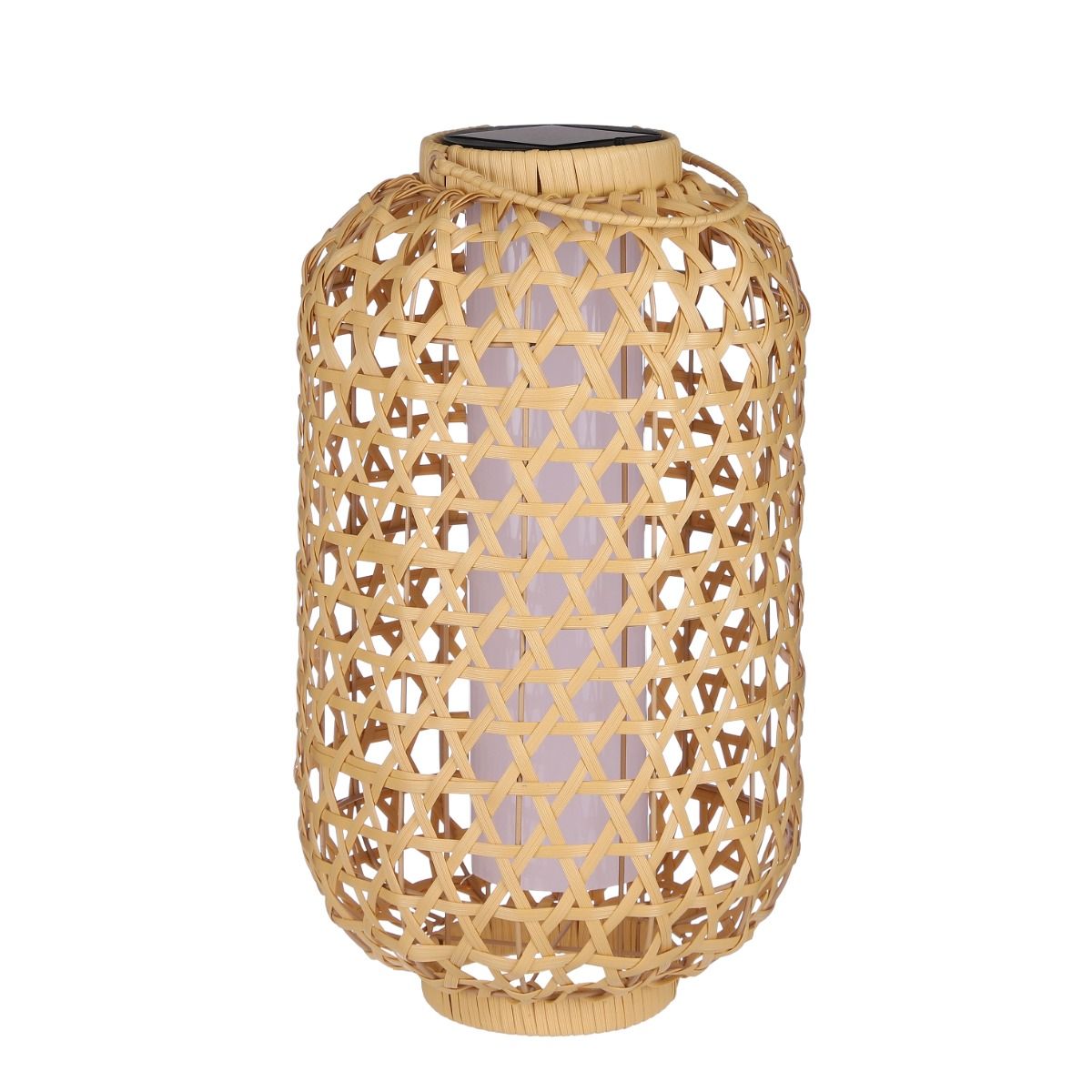 Midas Outdoor Solar Lantern (L) - Brown