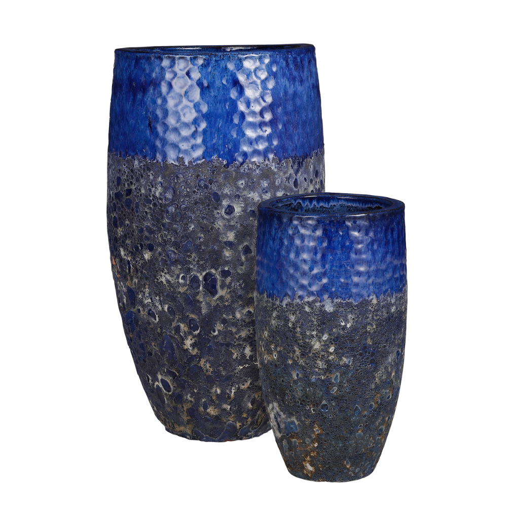 Vulcano Pot Round (S) Blue