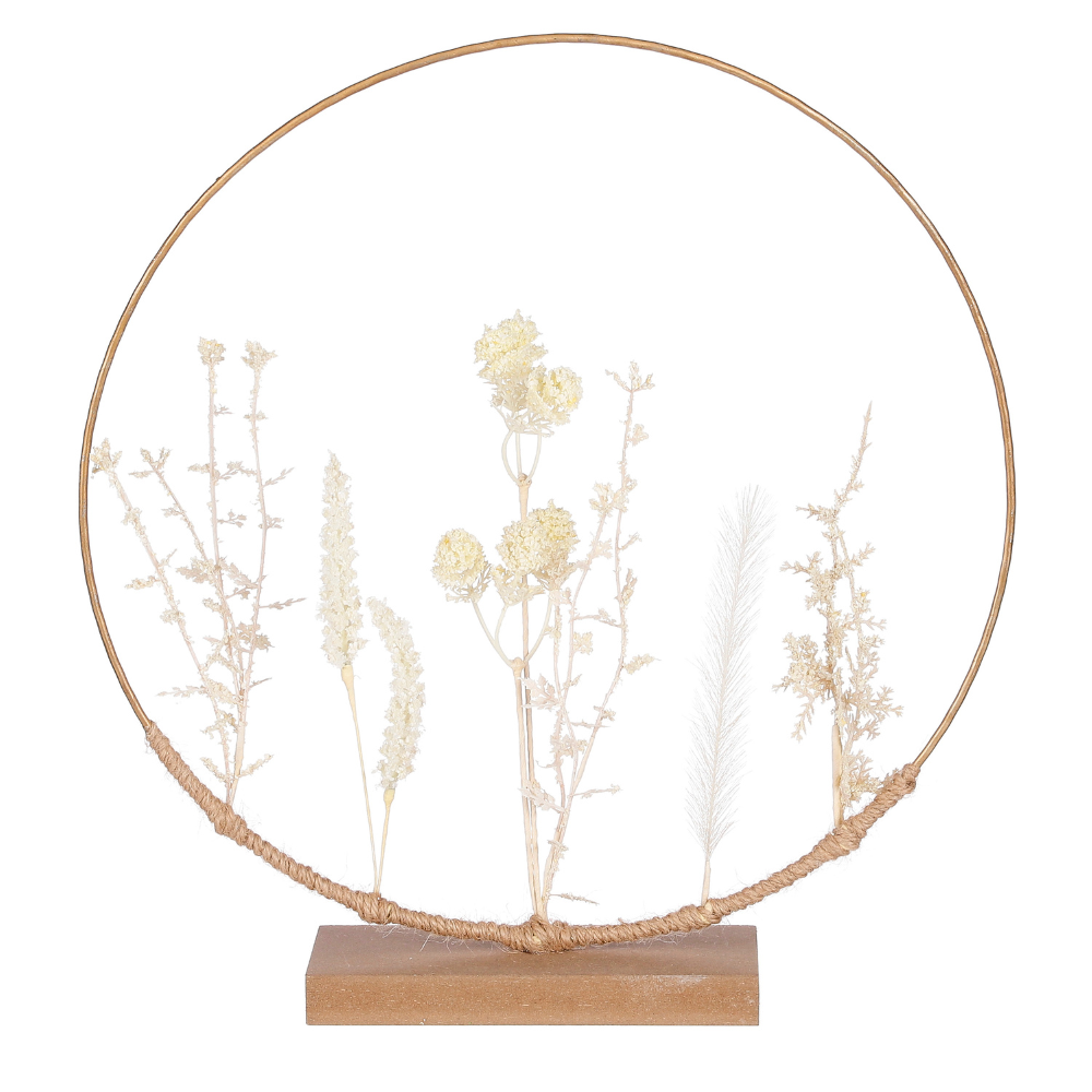 Decorative Dried Round Wreath