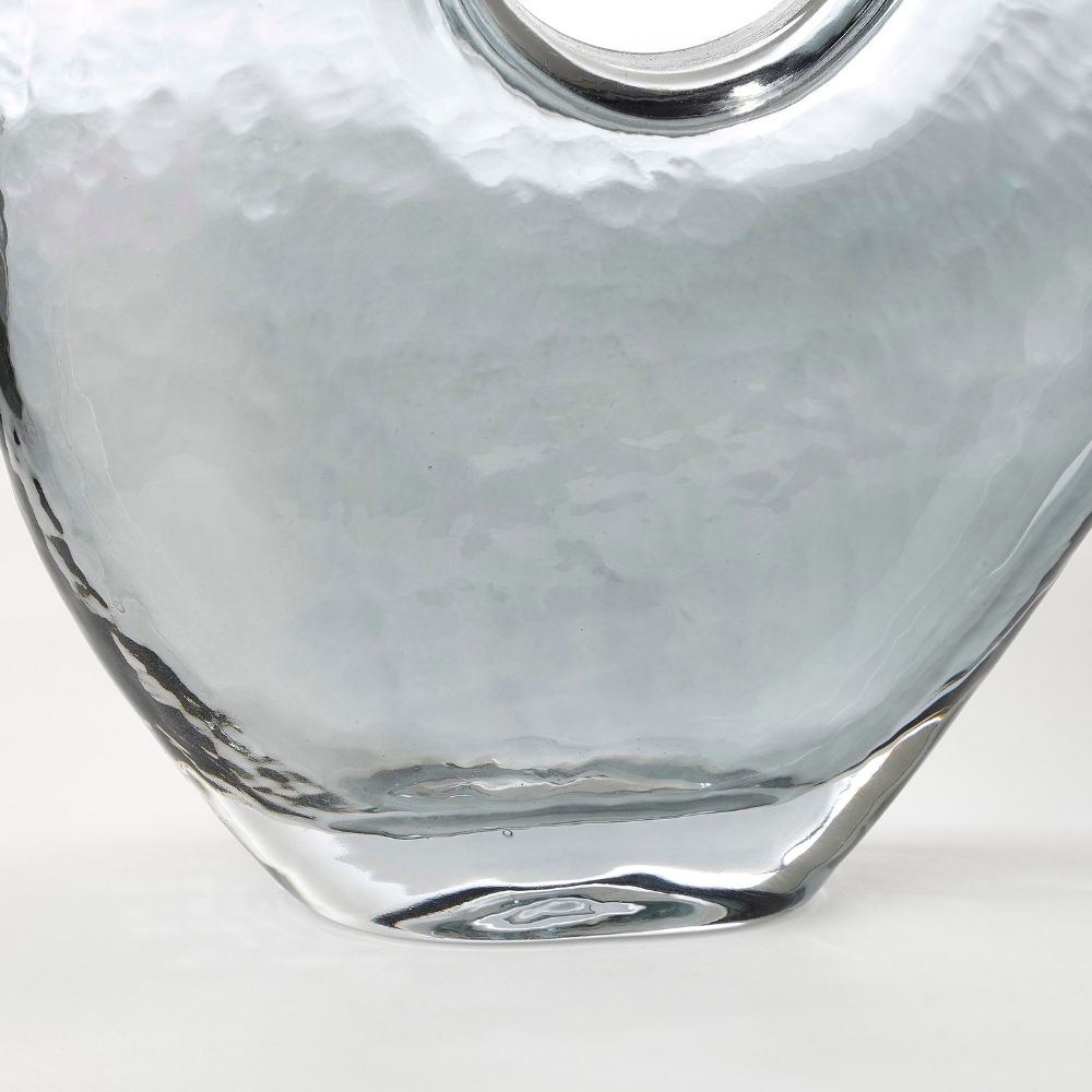 Jay Outdoor Glass Vase - Grey
