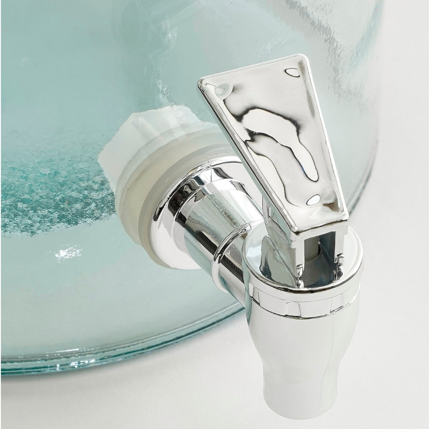 Lemonade Tap Recycled Glass Jar
