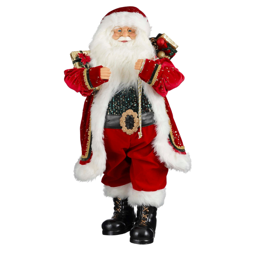 Christmas Decorative Santa-Red