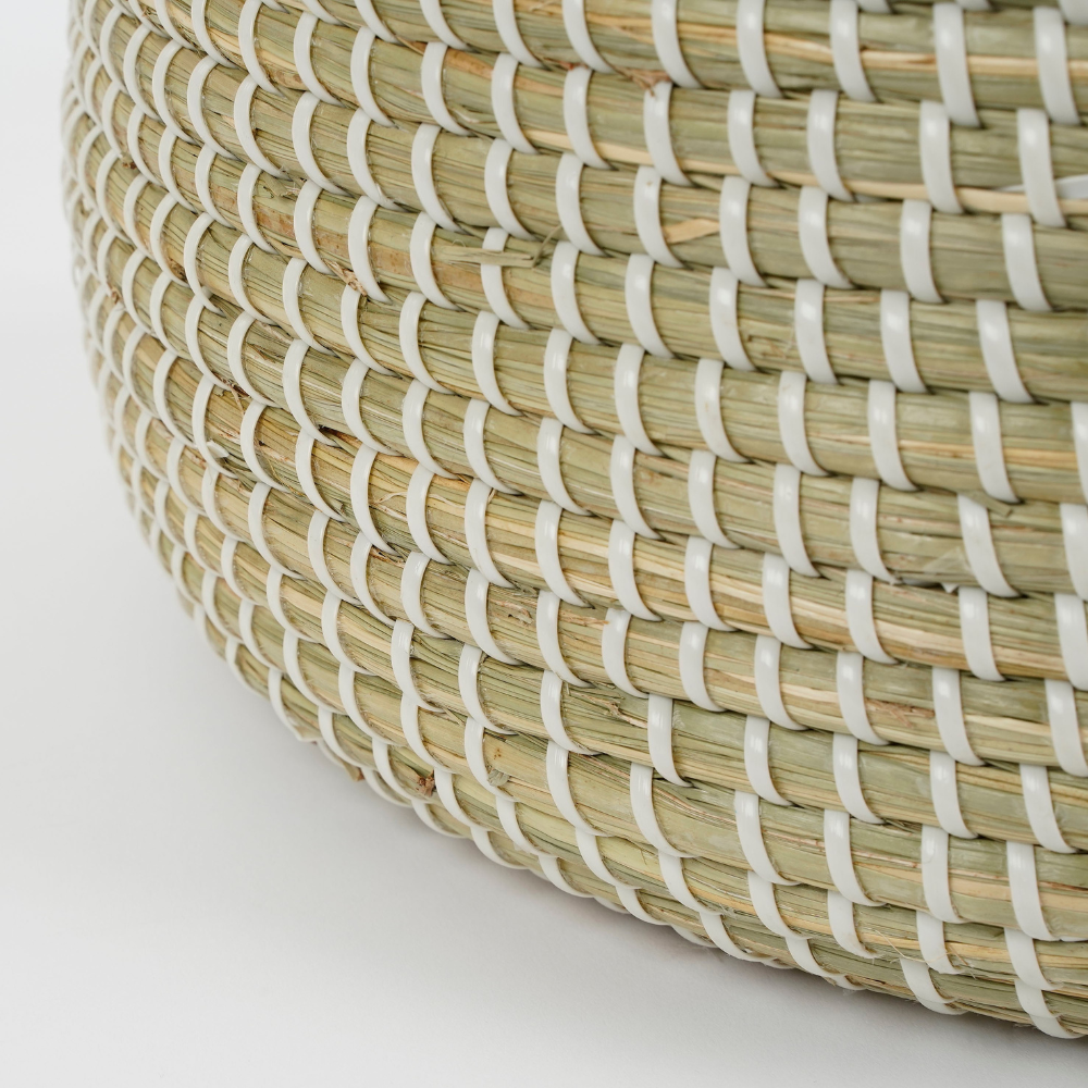 Milou Basket Yellow Set Of 2 -Light Brown