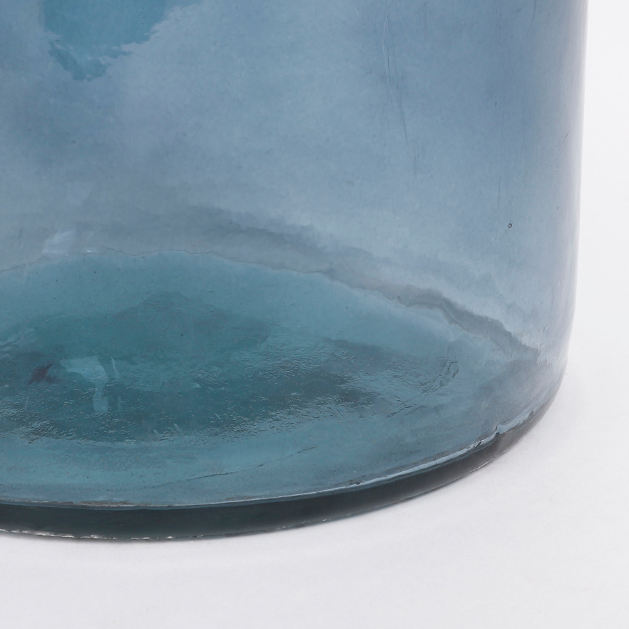 Rioja Outdoor/Indoor Glass Bottle-Light Blue