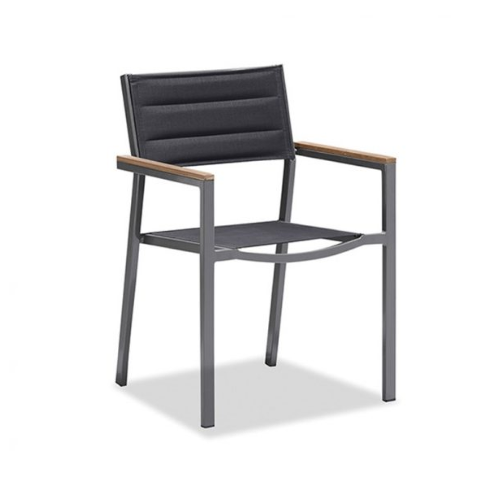 Auto Square Table And Arm Chair - 6 Seater