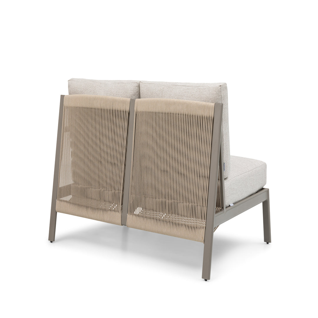 Pioneer Left 2-Seater Sofa-Champagne