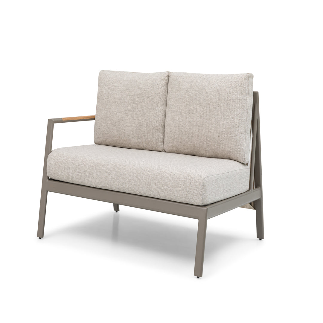 Pioneer Right 2-Seater Sofa-Champagne