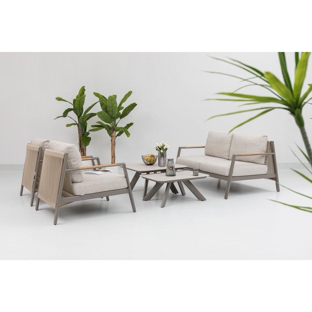 Pioneer 4-Seater Sofa Set - Champagne