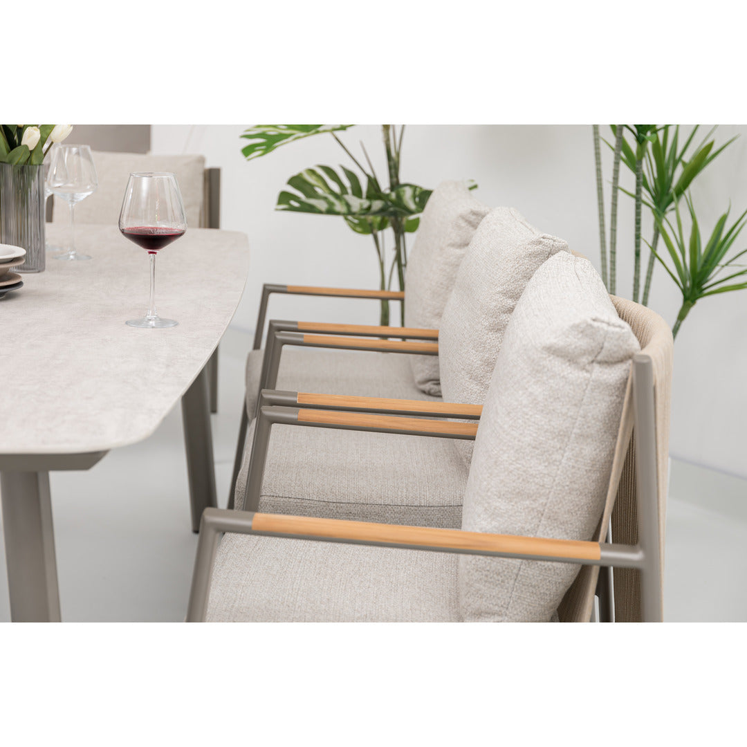 Pioneer 8-Seater Dining Set - Champagne