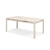 Scarlett 8-10 Seater Extension Dining Table-Ivory