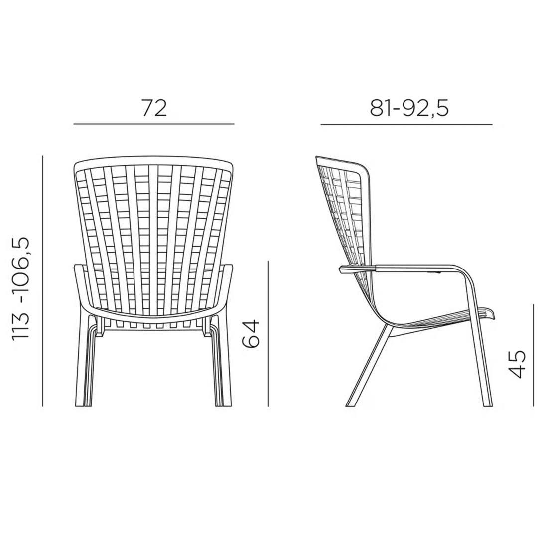 Folio Armchair - Tortora