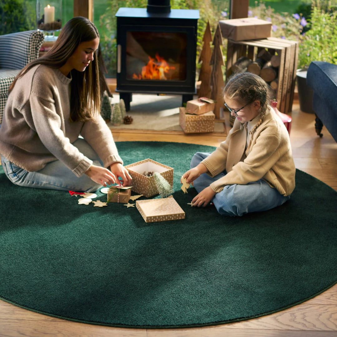 Hug Rug Sense Rugs - Forest Green 200 CIR