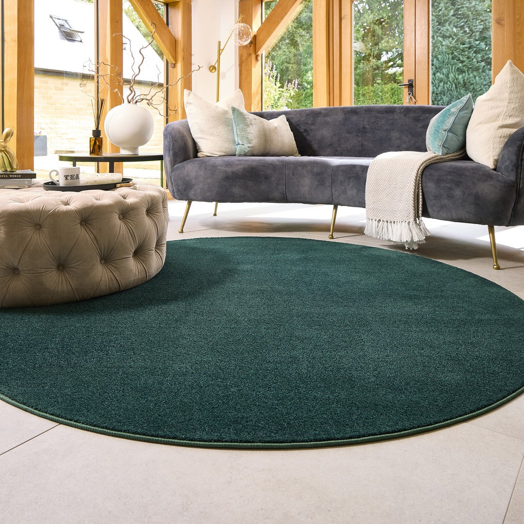 Hug Rug Sense Rugs - Forest Green 200 CIR