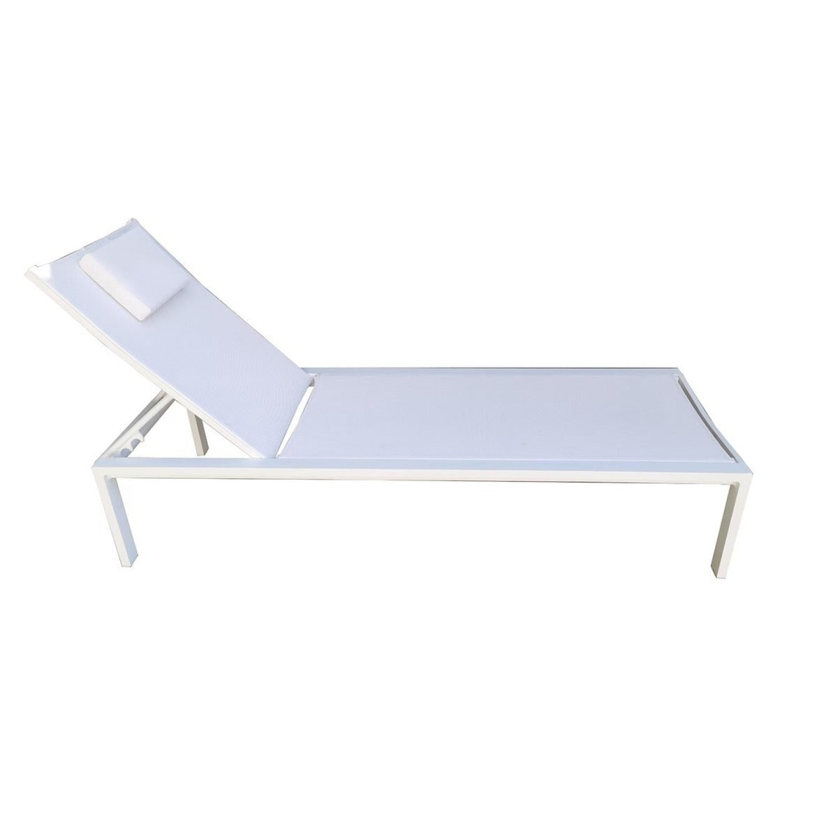 Cocktail Sunbed - White