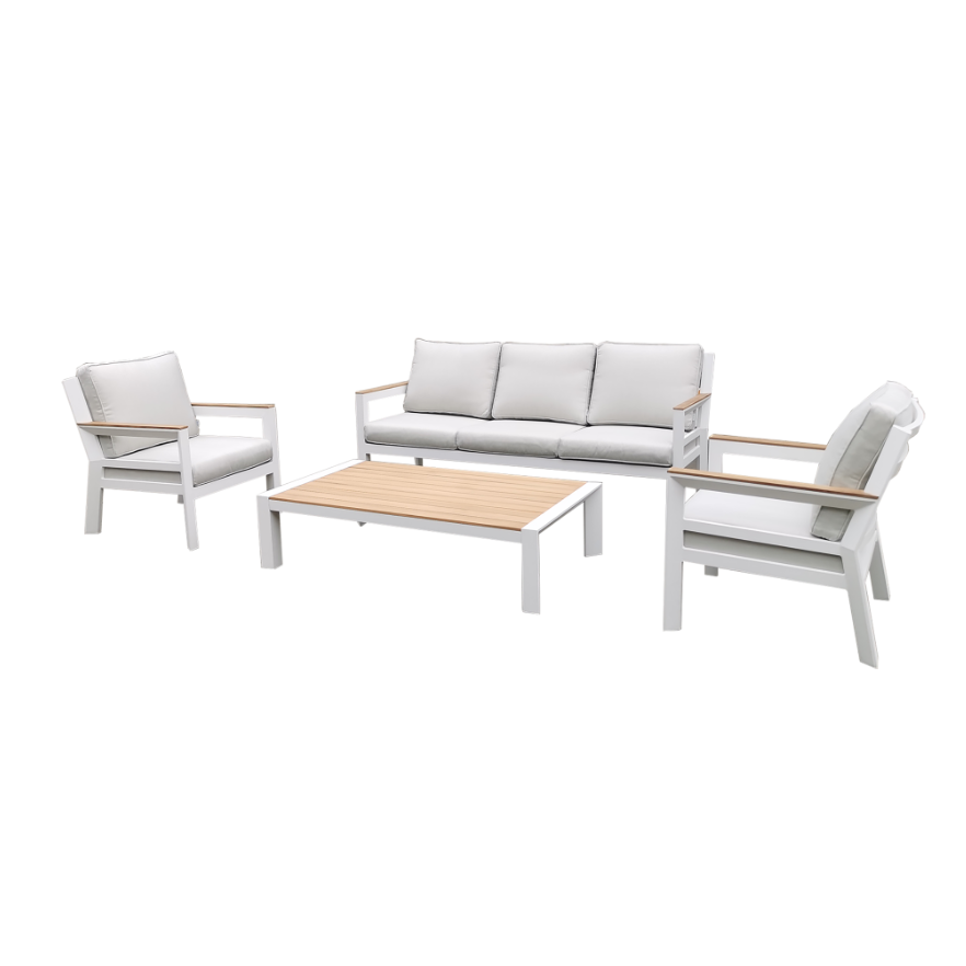 Wisdom Sofa Set - White