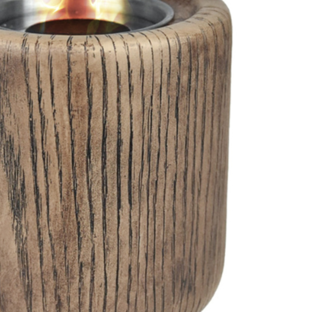 Fire Bowl With Snuffer & Steel Burn Chamber With Durable Wick
