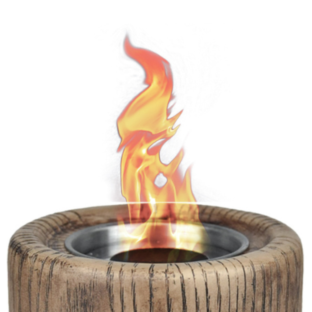 Fire Bowl With Snuffer & Steel Burn Chamber With Durable Wick