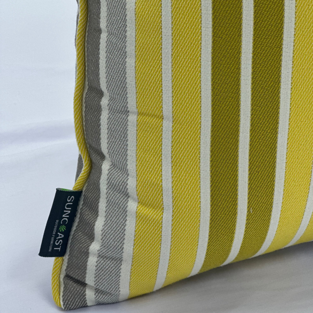 Suncoast Customized Throw Cushion - Yellow Line