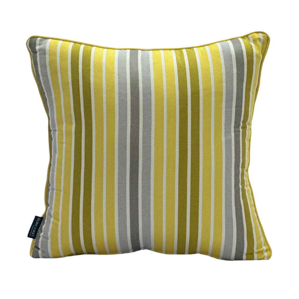 Suncoast Customized Throw Cushion - Yellow Line